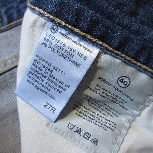 NWT Adriano Goldschmied AG Ex-Boyfriend Slim in 15 Years Nebula Jeans 27 - Picture 6 of 8